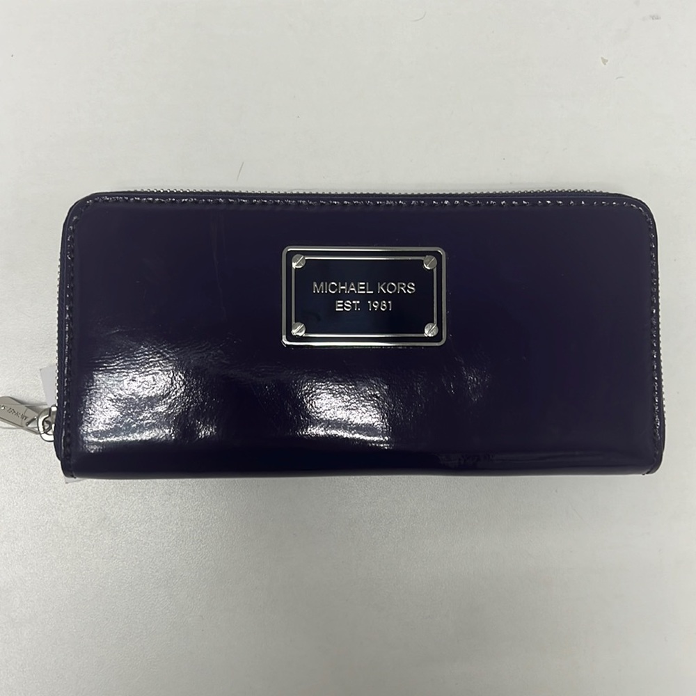 Michael Michael Kors continental wallet in purple